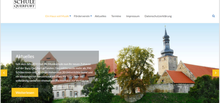 Die neue Homepage der Burgmusikschule und ihres Fördervereins ist online!