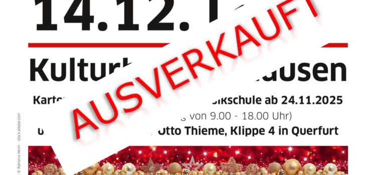 Ausverkauft | Winterwunderland Querfurt Big Band am 14.12.25
